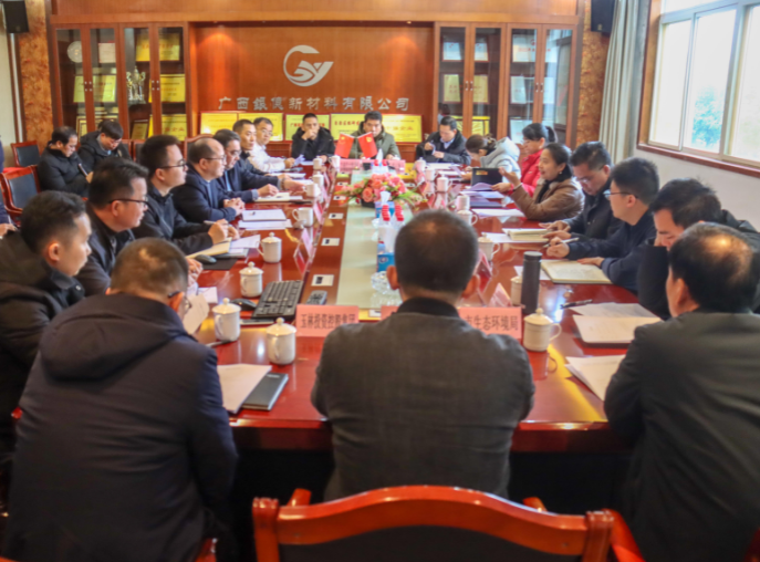 政企合力，共促發(fā)展|玉林市副市長石紅艷到我司主持召開專題研究會議